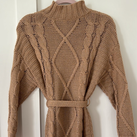 Anthropologie Amadi Leah Cable-Knit Sweater Dress Size S - Picture 10 of 13